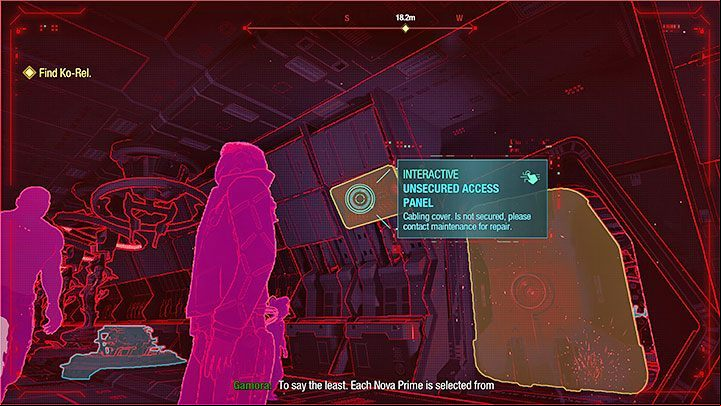 You'll reach an armor hall, where a broken door blocks your way forward - Guardians of the Galaxy: Chapter 5 - walkthrough - Walkthrough - Guardians of the Galaxy Guide