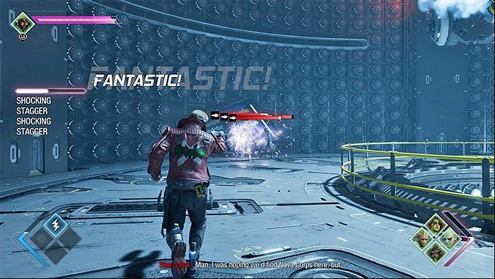 After solving the puzzle you'll have to go through an enemy encounter - Guardians of the Galaxy: Chapter 7 - walkthrough - Walkthrough - Guardians of the Galaxy Guide