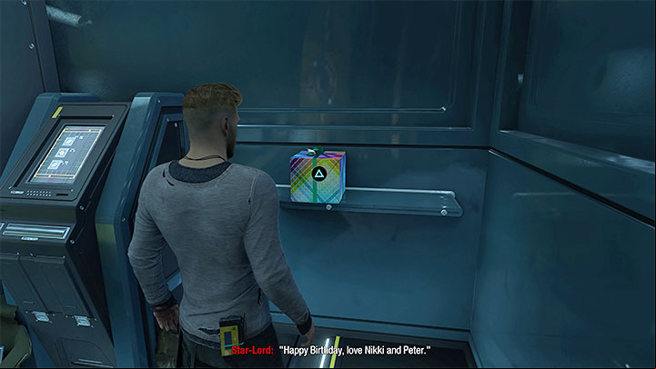Go to Nikki's room and take the birthday gift to the right of the exit - Guardians of the Galaxy: Chapter 8 - walkthrough - Walkthrough - Guardians of the Galaxy Guide