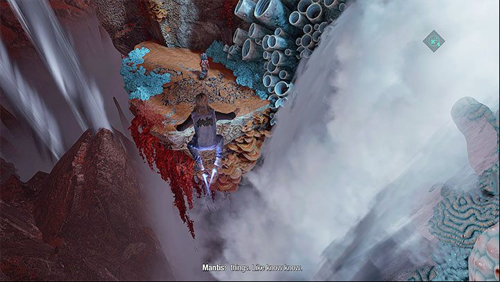 After regaining control of Star-Lord, begin your march through the large cave - Guardians of the Galaxy: Chapter 10 - walkthrough, solution - Walkthrough - Guardians of the Galaxy Guide