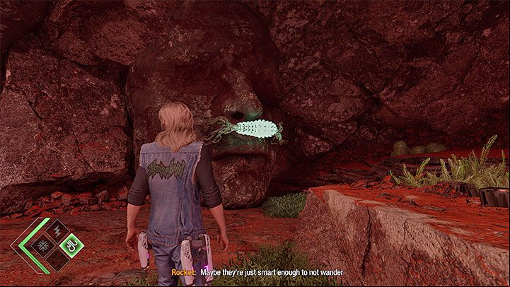 After the battle concludes, slide down the slope - you'll begin another battle with Ogrodes - Guardians of the Galaxy: Chapter 10 - walkthrough, solution - Walkthrough - Guardians of the Galaxy Guide