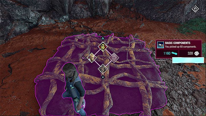 Stand on the interactive platform (screenshot above) and ask Groot to lift it, so you can access the higher shelf - Guardians of the Galaxy: Chapter 10 - walkthrough, solution - Walkthrough - Guardians of the Galaxy Guide