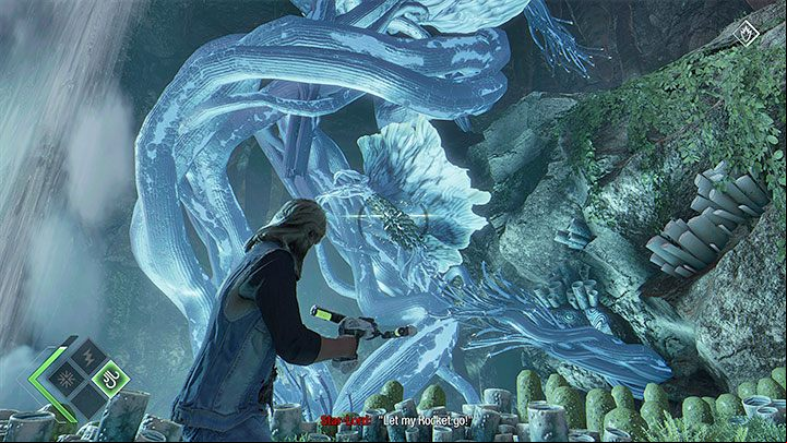 At the top, there are parasites to defeat - Guardians of the Galaxy: Chapter 10 - walkthrough, solution - Walkthrough - Guardians of the Galaxy Guide