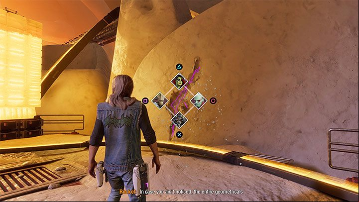 Ask Rocket to hack the control - unfortunately, the action won't be a success - Guardians of the Galaxy: Chapter 12 - walkthrough, solution - Walkthrough - Guardians of the Galaxy Guide