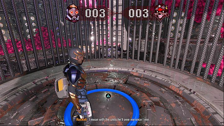 You will reach an area with a large number of parasites, which you have to destroy as part of the competition - Guardians of the Galaxy: Chapter 1 - All secrets/collectibles, list - Secrets and Finds - Guardians of the Galaxy Guide