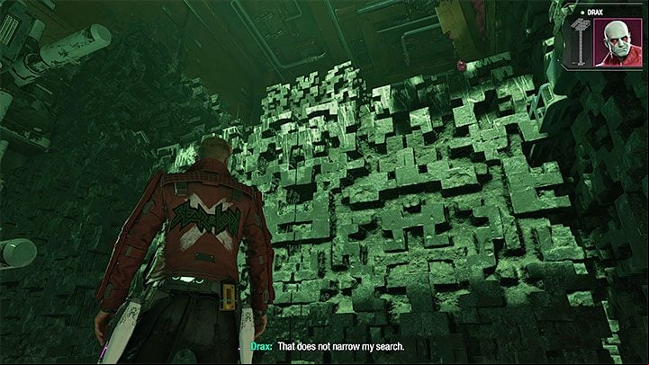 You can find this secret soon after finding the workshop table and fighting a new kind of monster - Guardians of the Galaxy: Chapter 1 - All secrets/collectibles, list - Secrets and Finds - Guardians of the Galaxy Guide