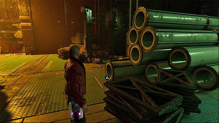 The last secret can be found after solving the environmental puzzle in which you have to give orders to Gamora and Drax - Guardians of the Galaxy: Chapter 1 - All secrets/collectibles, list - Secrets and Finds - Guardians of the Galaxy Guide