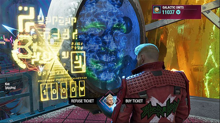 This is one of the secrets that can be earned by spending credits and it can be obtained in the section of the marketplace accessed after visiting the bar - Guardians of the Galaxy: Chapter 6 - all secrets/collectibles, list - Secrets and Finds - Guardians of the Galaxy Guide
