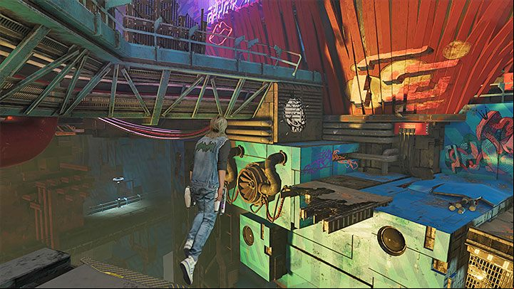 Additional note - to get out of this area, go to the right of the collectible's location - Guardians of the Galaxy: Chapter 12 - All secrets/collectibles, list - Secrets and Finds - Guardians of the Galaxy Guide