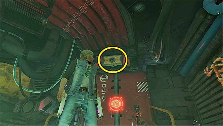 Stay where you are to use the wind attack, and this time ask Groot for help so you can build a bridge here (picture 1) - Guardians of the Galaxy: Chapter 12 - All secrets/collectibles, list - Secrets and Finds - Guardians of the Galaxy Guide