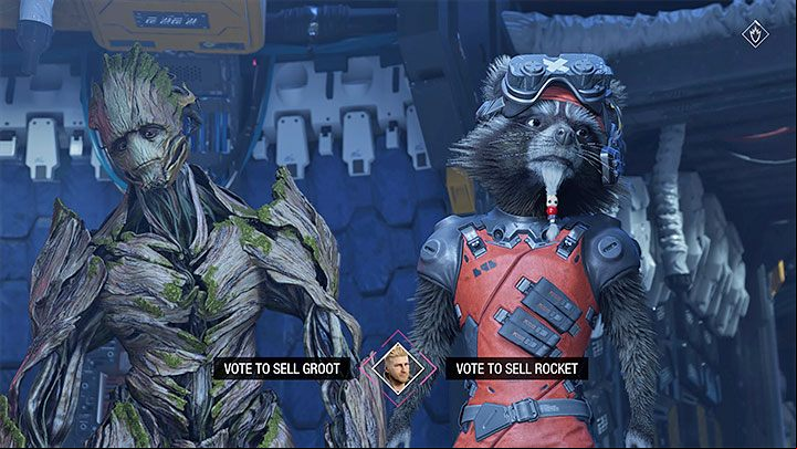 The most important choice will appear at the beginning of chapter 3 - specifically during the Guardians' meeting on board Milano - Guardians of the Galaxy: Important choices - Chapters 3 & 4 - Important choices - Guardians of the Galaxy Guide