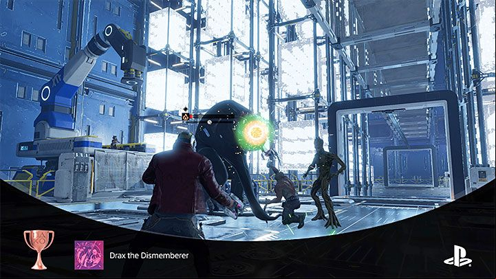 To get the trophy, we recommend using such attacks and skills that won't fill the Inquisitor's Stagger Bar - Guardians of the Galaxy: Drax the Dismemberer Trophy - Trophy Guide - Guardians of the Galaxy Guide
