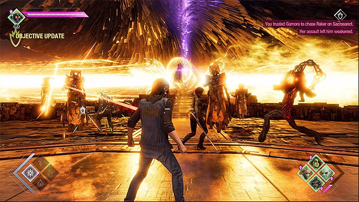 You can't start fighting the Grand Unifier right away - Guardians of the Galaxy: Grand Unifier Raker - how to beat? - Bosses - Guardians of the Galaxy Guide