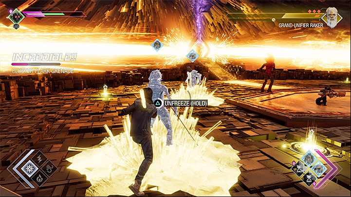 It's almost certain that you'll need to revive your teammates during the battle - Guardians of the Galaxy: Grand Unifier Raker - how to beat? - Bosses - Guardians of the Galaxy Guide