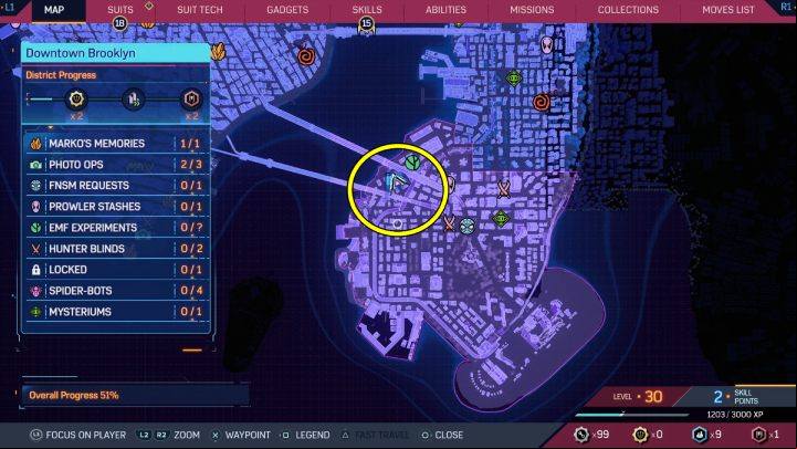 16 - Spider-Man 2: All Photo Ops - locations - Secrets and Collectibles - Spider Man 2 Guide