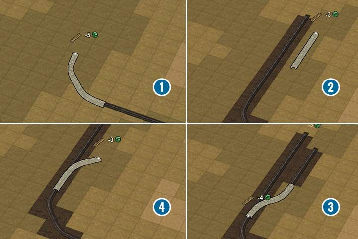 Its similar with connecting two parallel lines - How to construct railroads? | Building and management - Building and management - Mashinky Game Guide