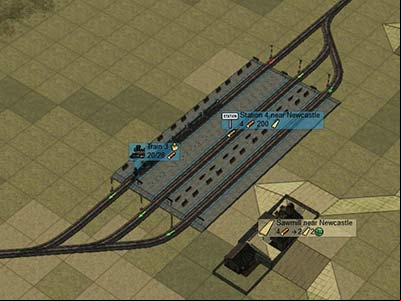 Additionally, the destination station (processing plant, factory) can have a few stations - Advanced connections and stations | Building and management - Building and management - Mashinky Game Guide