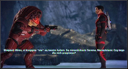 You can also shoot Wrex or tell Ashley to do it - Mass Effect: Virmire p. 1 - walkthrough - Virmire - Mass Effect Guide & Walkthrough