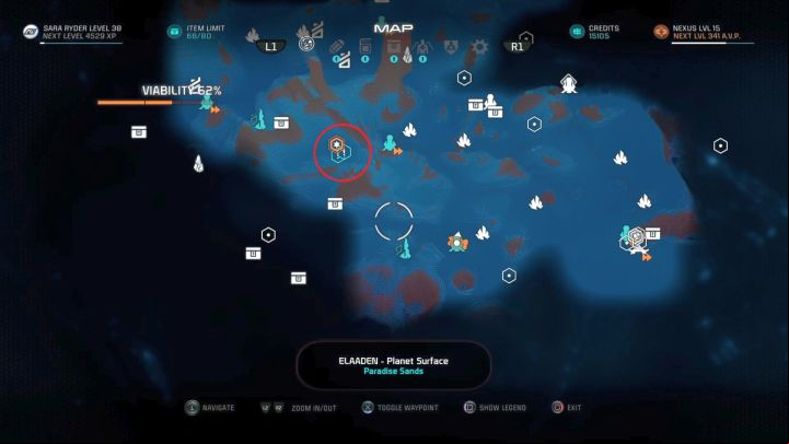 The missions starting point. - The Flophouse on Elaaden - Elaaden - Mass Effect: Andromeda Game Guide