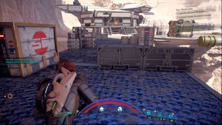 Afar, there is a building with the terminal that you must hack. - The Flophouse on Elaaden - Elaaden - Mass Effect: Andromeda Game Guide