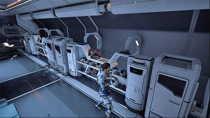 Take the helmet and the pistol from the locker room - Prologue: Hyperion | Priority Ops - Priority Ops (Main quests) - Mass Effect: Andromeda Game Guide
