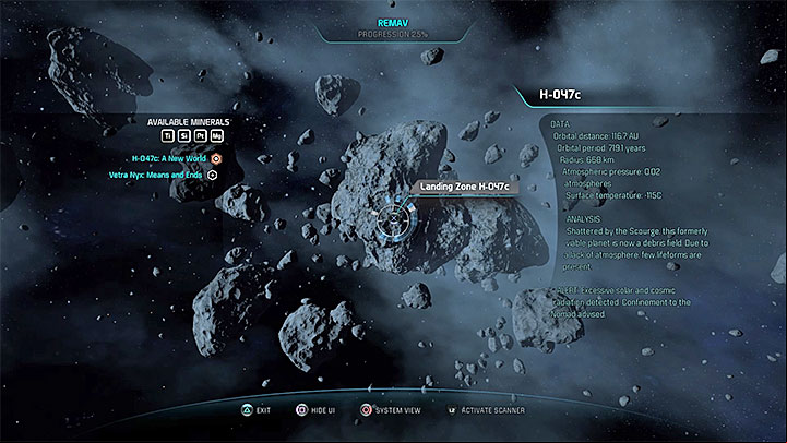 The landing place - Vetra Nyx: Means and Ends - Allies and Relationships quests - Mass Effect: Andromeda Game Guide