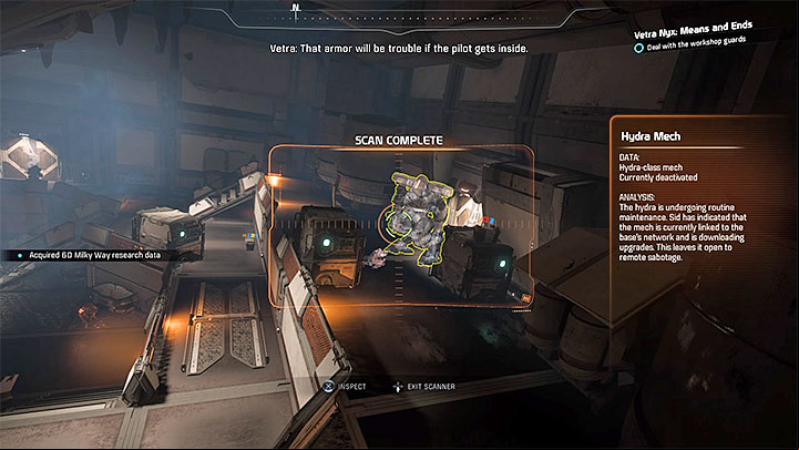 You can decide to deactivate the Hydra mech - Vetra Nyx: Means and Ends - Allies and Relationships quests - Mass Effect: Andromeda Game Guide