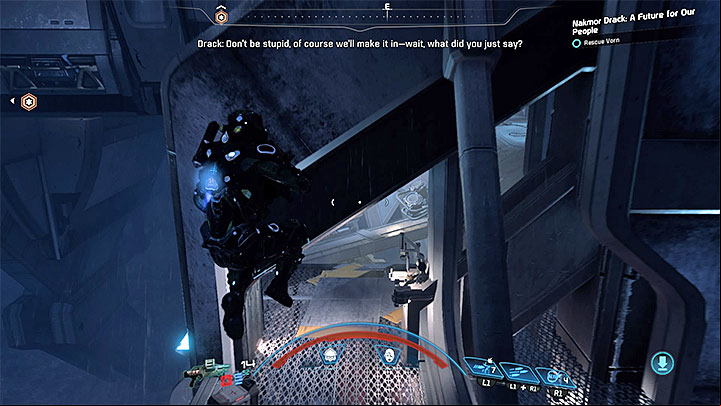 Clear the area by making accurate jumps - Nakmor Drack: A Future for Our People (loyalty mission) | Allies and Relationships - Allies and Relationships quests - Mass Effect: Andromeda Game Guide