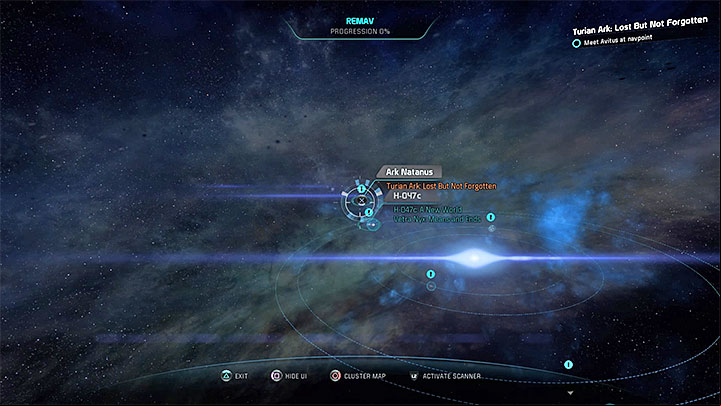 Ark Natanus is found in Remav system - Turian Ark: Lost But Not Forgotten | Allies and Relationships - Allies and Relationships quests - Mass Effect: Andromeda Game Guide