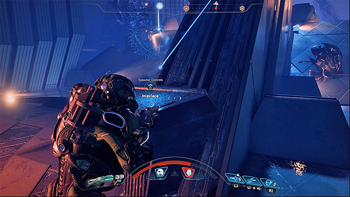 Use the console to summon a bot that will you in combat - The Journey to Meridian | Priority Ops | Walkthrough - Priority Ops (Main quests) - Mass Effect: Andromeda Game Guide