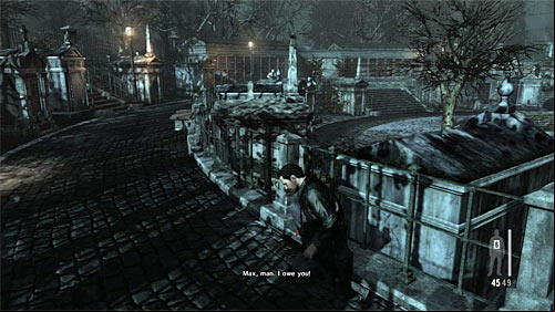 Start firing at enemies gathered here, starting from those on your left (screen above) - Chapter VIII - p. 2 - Walkthrough - Max Payne 3 Game Guide & Walkthrough