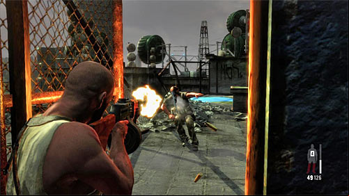 Resume marching, eliminate another thug on the way (screen) - Chapter XII - p. 3 - Walkthrough - Max Payne 3 Game Guide & Walkthrough