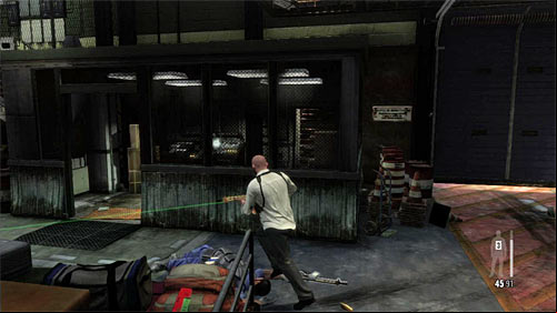 Return to the battle place and go through the small room (screen) - Chapter XIV - p. 1 - Walkthrough - Max Payne 3 Game Guide & Walkthrough