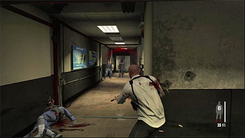 After eliminating opponents, start searching the area, but wait at the closest corner for the next enemies - Chapter XIV - p. 1 - Walkthrough - Max Payne 3 Game Guide & Walkthrough