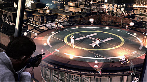 When you regain control, start attacking enemies on the landing field - Chapter II - p. 2 - Walkthrough - Max Payne 3 Game Guide & Walkthrough