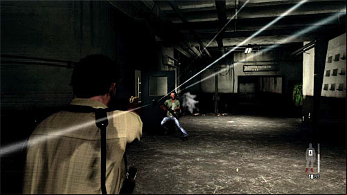 Go to the age to the next location and be prepared to quickly kill an enemy with a shotgun wholl run from the left room (use slow motion) - Chapter III - p. 1 - Walkthrough - Max Payne 3 Game Guide & Walkthrough