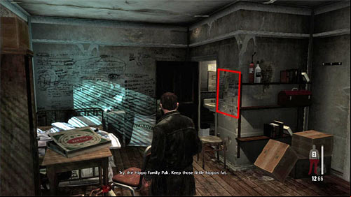In the Brewers flat you find painkillers and a TV, but two most important things are shown on the screen above - Chapter IV - p. 2 - Walkthrough - Max Payne 3 Game Guide & Walkthrough