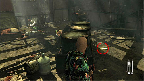 Dont head to the exit at once, but return to the vicinity of the stairs youve used recently - Chapter VII - p. 3 - Walkthrough - Max Payne 3 Game Guide & Walkthrough