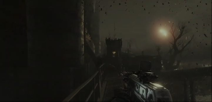 To get this melody, you need to reach the building by boat - Metro Exodus Sams Story: Harmonica melodies - (Music Lover trophy) - secrets - Secrets - Metro Exodus Guide