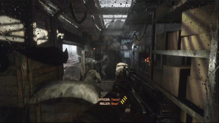 In the next car you will meet three enemies - Metro Exodus: Hostile Train - walkthrough - Moscow - Metro Exodus Guide