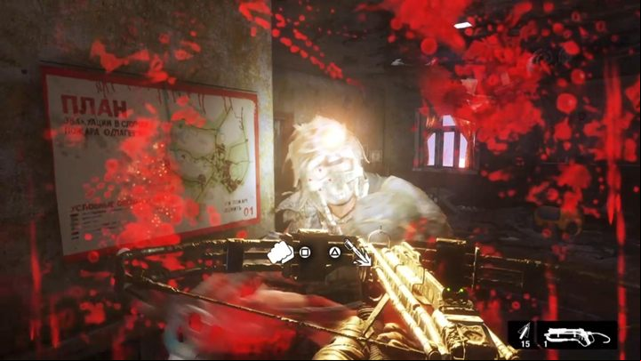 The enemies here dont use powerful weapons - they all fight with a crossbow - Metro Exodus: First with the locals - walkthrough - Taiga - Metro Exodus Guide