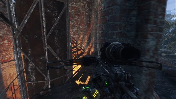 Eliminate every enemy you come across on the stairs - Metro Exodus: First with the locals - walkthrough - Taiga - Metro Exodus Guide