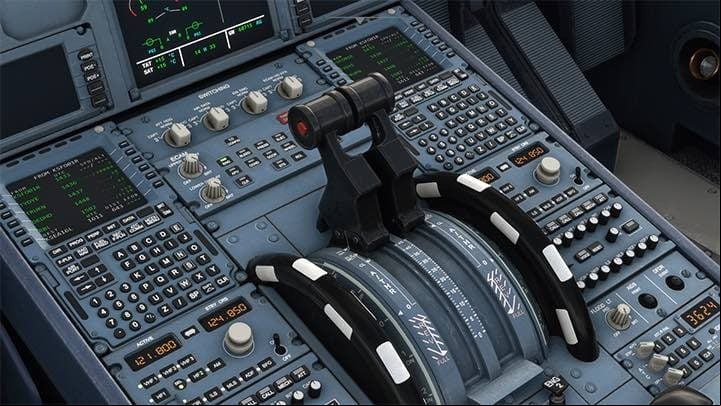 Set throttle to full power (TOGA)- the plane will start to accelerate along the runway - Microsoft Flight Simulator: Taxiing and take-off of a enger aircraft - Example flight - Microsoft Flight Simulator 2020 Guide
