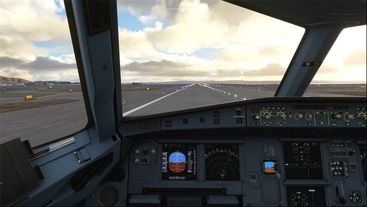 Make sure you dont go off the runway while youre taking off - Microsoft Flight Simulator: Taxiing and take-off of a enger aircraft - Example flight - Microsoft Flight Simulator 2020 Guide