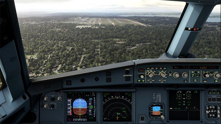 For a while you just have to watch the descent of the plane along the slope towards the runway, but it is common practice to take over the controls and perform the last phase of the landing manually by the pilot - Microsoft Flight Simulator: ILS landing - enger aircraft - Example flight - Microsoft Flight Simulator 2020 Guide