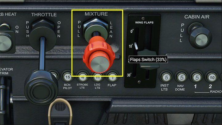 5 - Release parking brake - Microsoft Flight Simulator: Take-off - Flying school - Microsoft Flight Simulator 2020 Guide