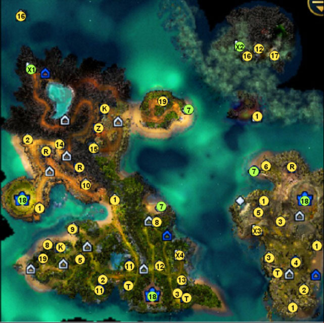 1 - Stone of Enlightment (gives 2500 XP - Misson I - Map 3 (M3) - Maps - Heroes VI - Pirates of the Savage Sea - Game Guide and Walkthrough