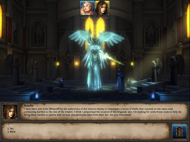 Rosalie the quest-giver - Bandits - Act I - Sorpigal - Might & Magic X: Legacy - Game Guide and Walkthrough