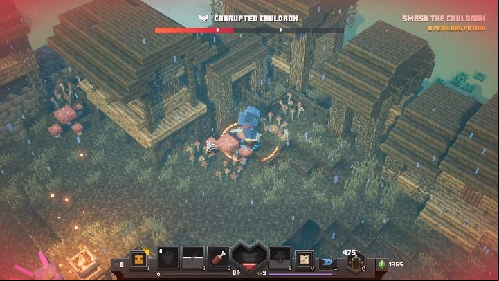 1 - Minecraft Dungeons: Corrupted Cauldron boss fight walkthrough - Bosses - Minecraft Dungeons Guide