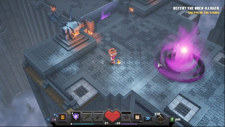 After defeating the easier enemy phase, its time for a real challenge - Minecraft Dungeons: Arch-Illager boss fight walkthrough - Bosses - Minecraft Dungeons Guide